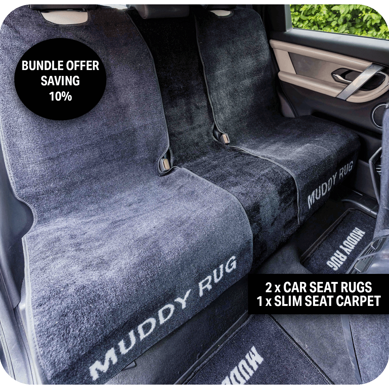 Back Seat Rug Set