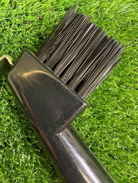 black bristle brush for cleaning boots