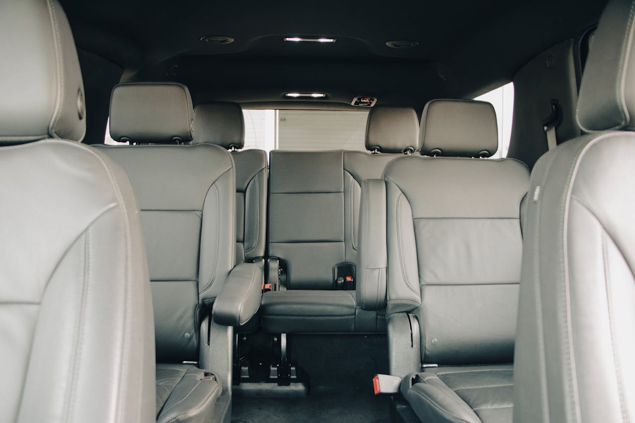 Suede car seats