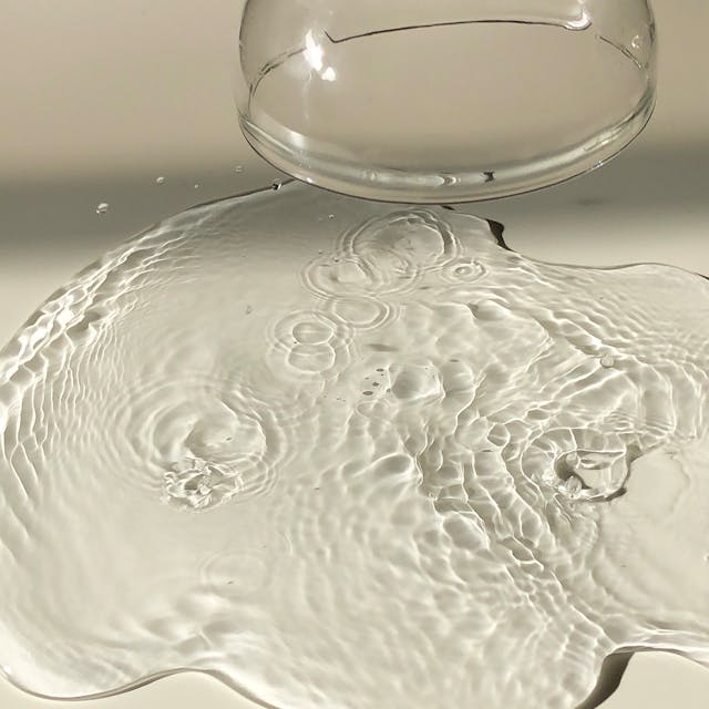 spilt water