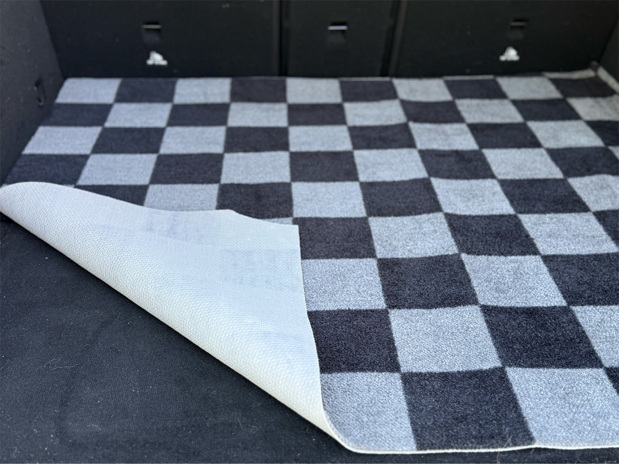 Large Check Cut-to-Size Rug - Image 3