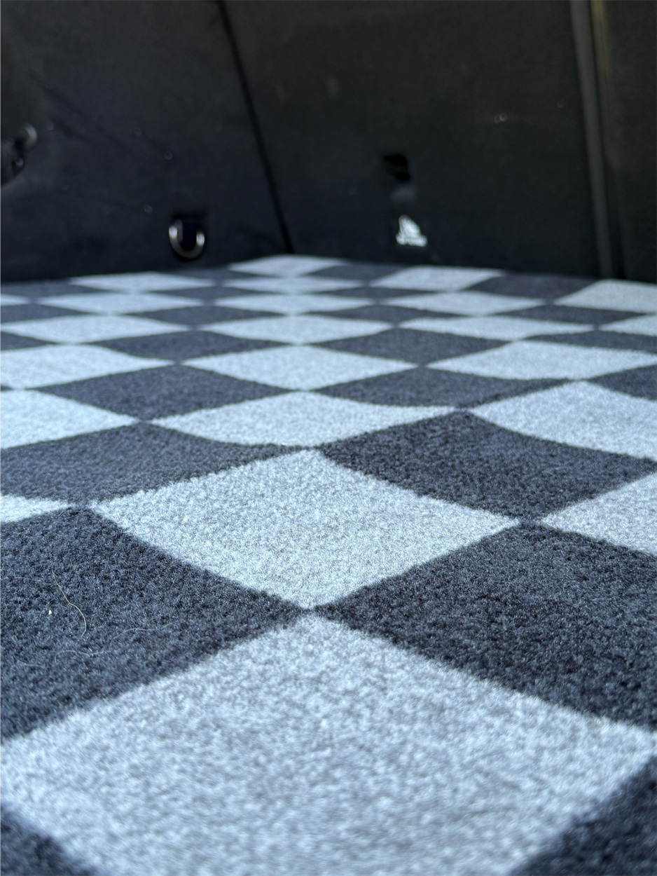Large Check Cut-to-Size Rug - Image 2